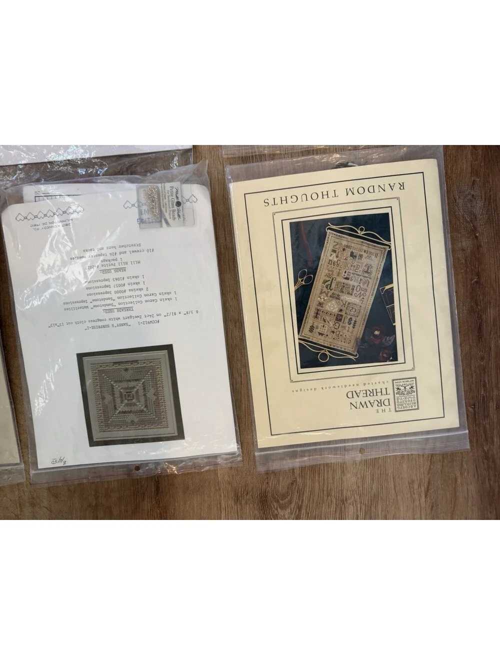 11 Cross Stitch Kit Lot Drawn Thread Sweetheart Tree Cricket Collection w/ Extra